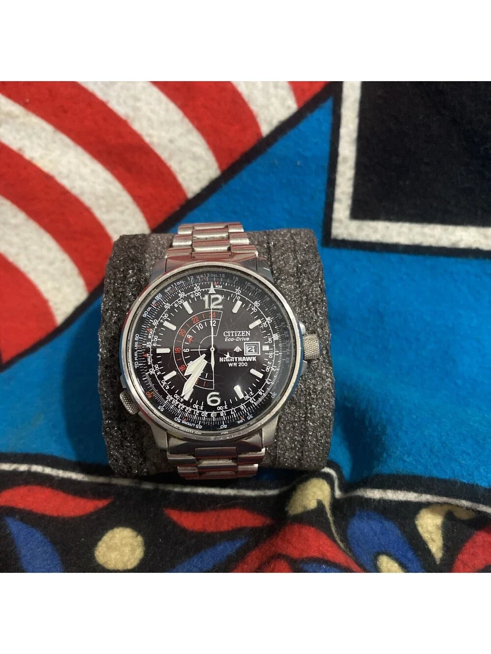 Citizen ECO-DRIVE Promaster Nighthawk Men's Watch #BJ7000-52E Minor Scratches
